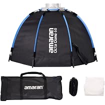 amaran ライト ケース キャリングケース グレー 中型 軽量 ソフト Amazon | Amaran Octa Dome 60 24''/60cm 八角形ソフトボックス